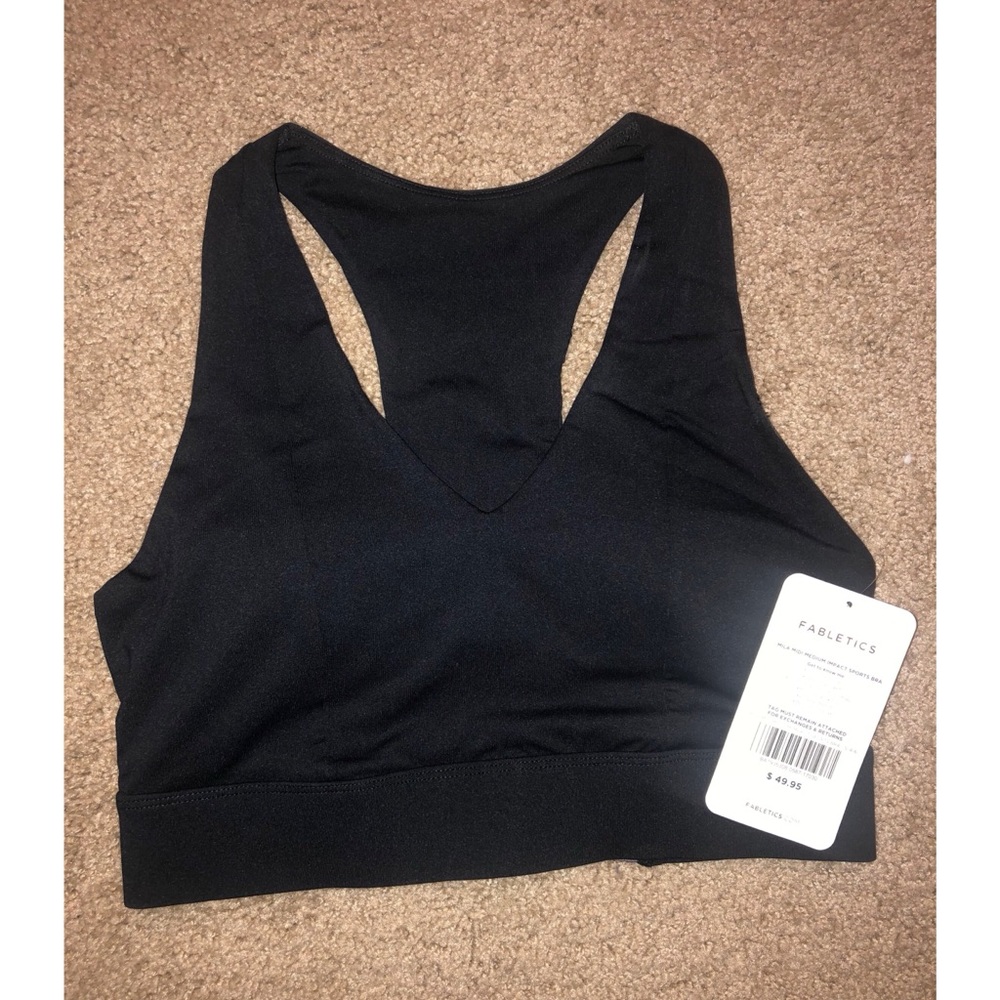 NWT Fabletics Mila Midi Medium Impact Sports Bra S